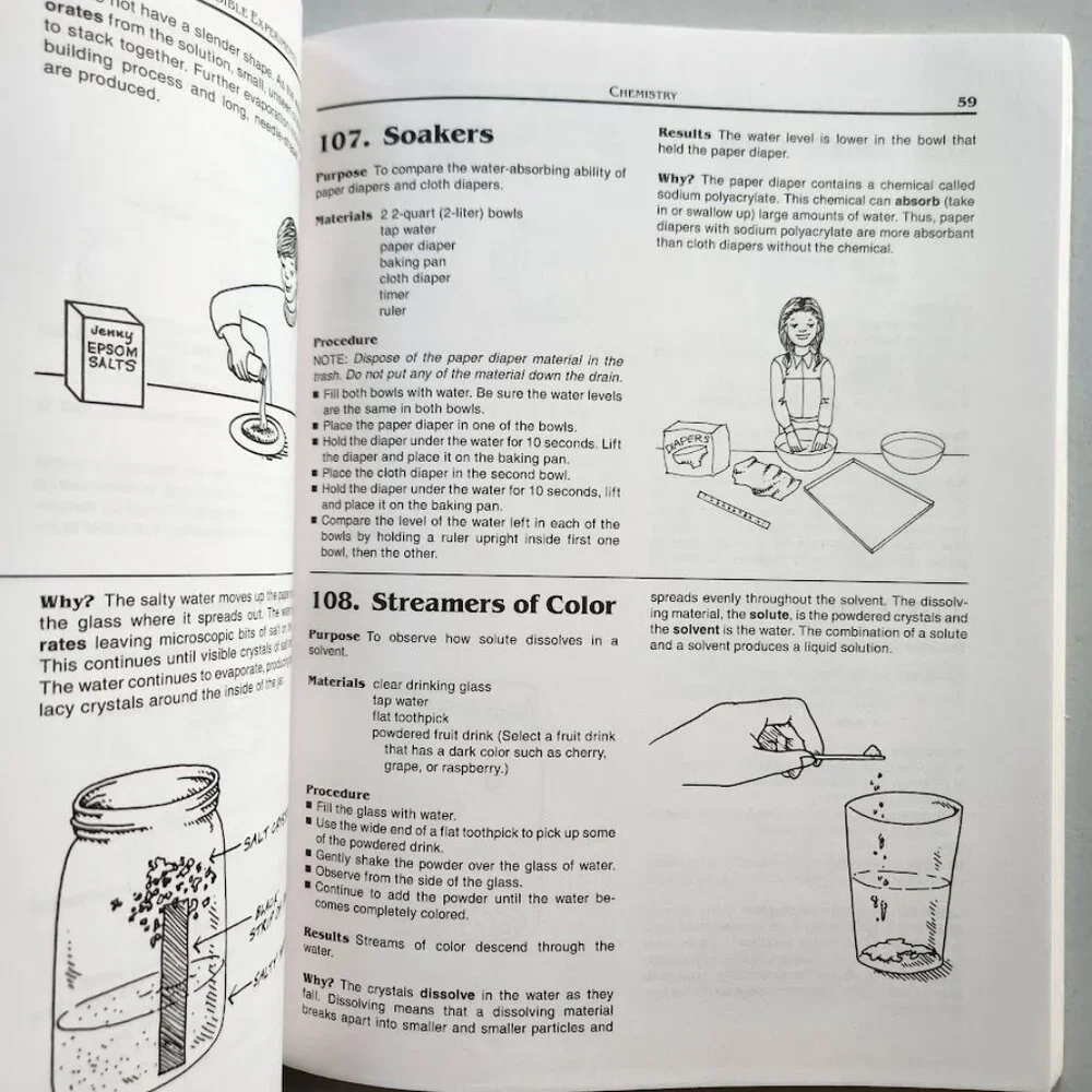 Janice VanCleave's 201 Science Experiments 9780471310112 Book Awesome, Magical